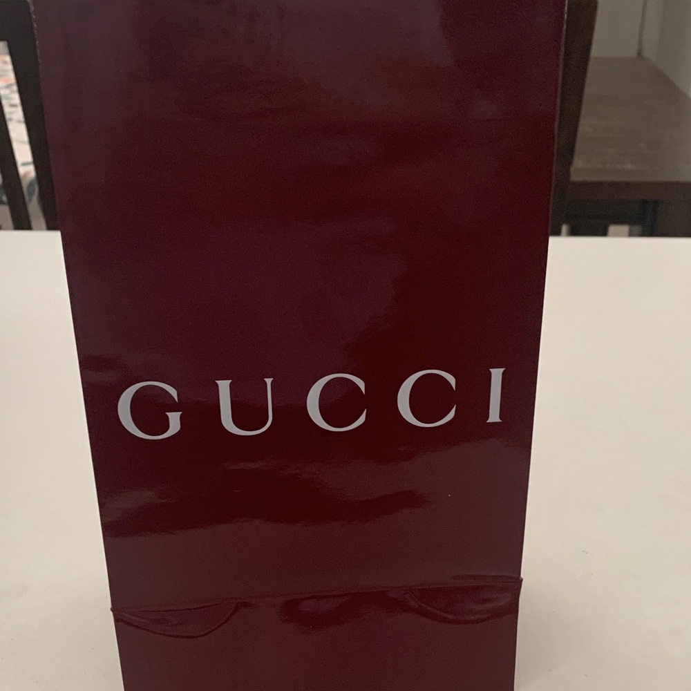 Gucci Burgundy Gift Bag